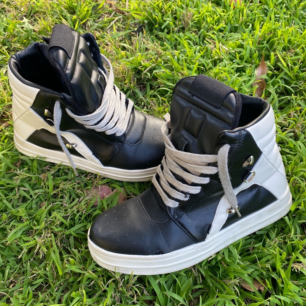 COPY - Rick Owens Geobasket Style Shoes reps - Picture 2 of 10